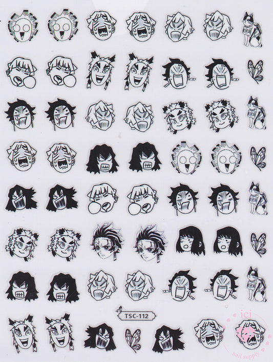 Demon Slayer Cartoon Faces