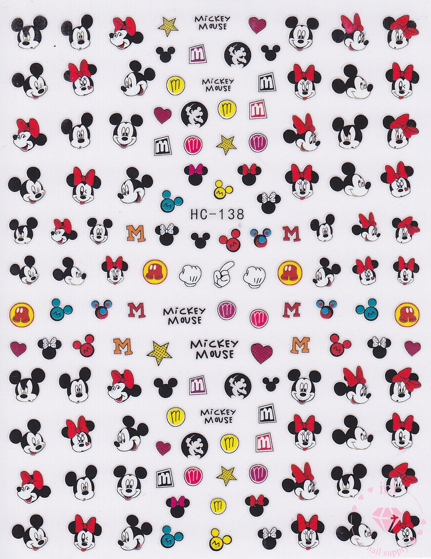 Assorted Micky and Minnie Mouse