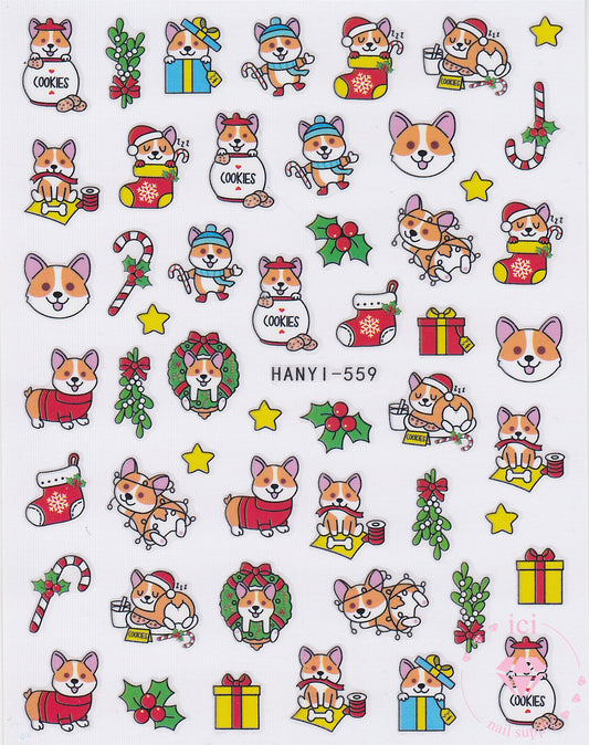 Christmas Corgis