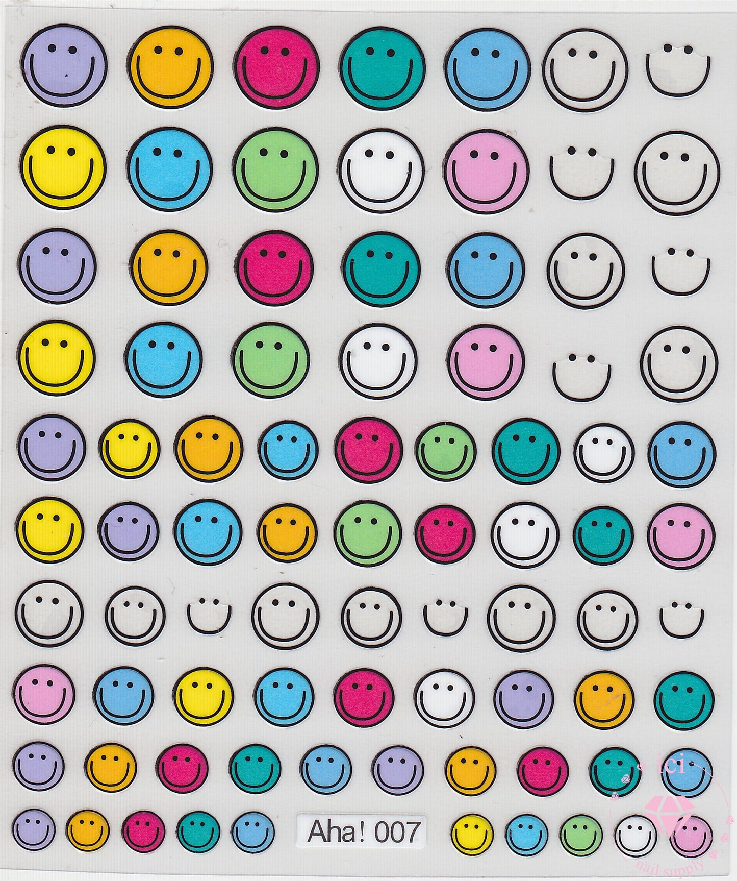 Colourful Smily Faces | Aha! 007