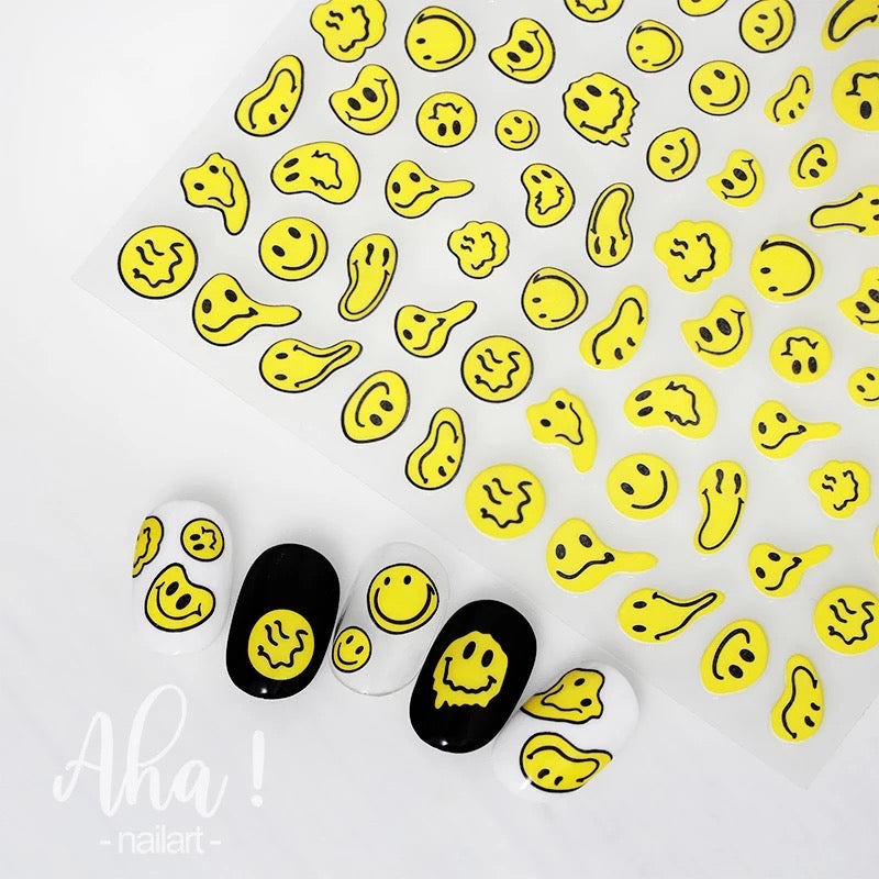 Melted Smiley Faces | Aha! 022