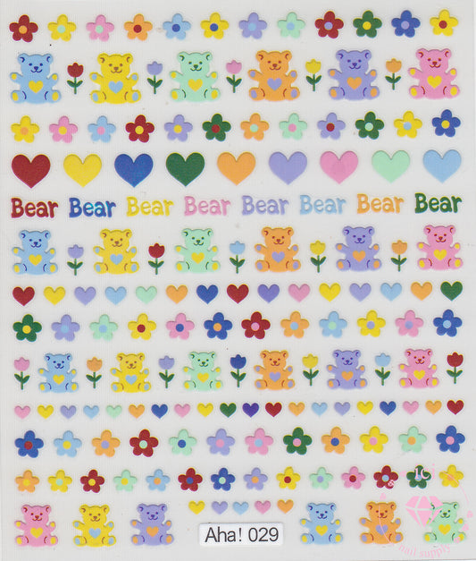 Colourful Bears | Aha! 029