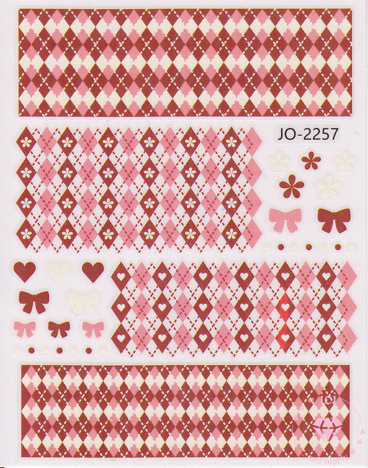 Plaid with Bows - Pink