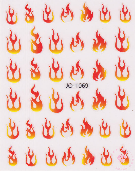 Red and Orange Flame