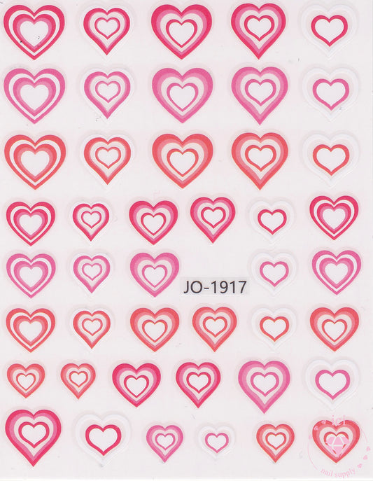 Red and Pink Hearts