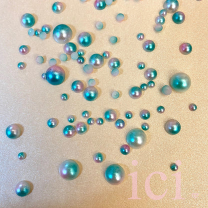 Pearls - Teal/Multi-Colour