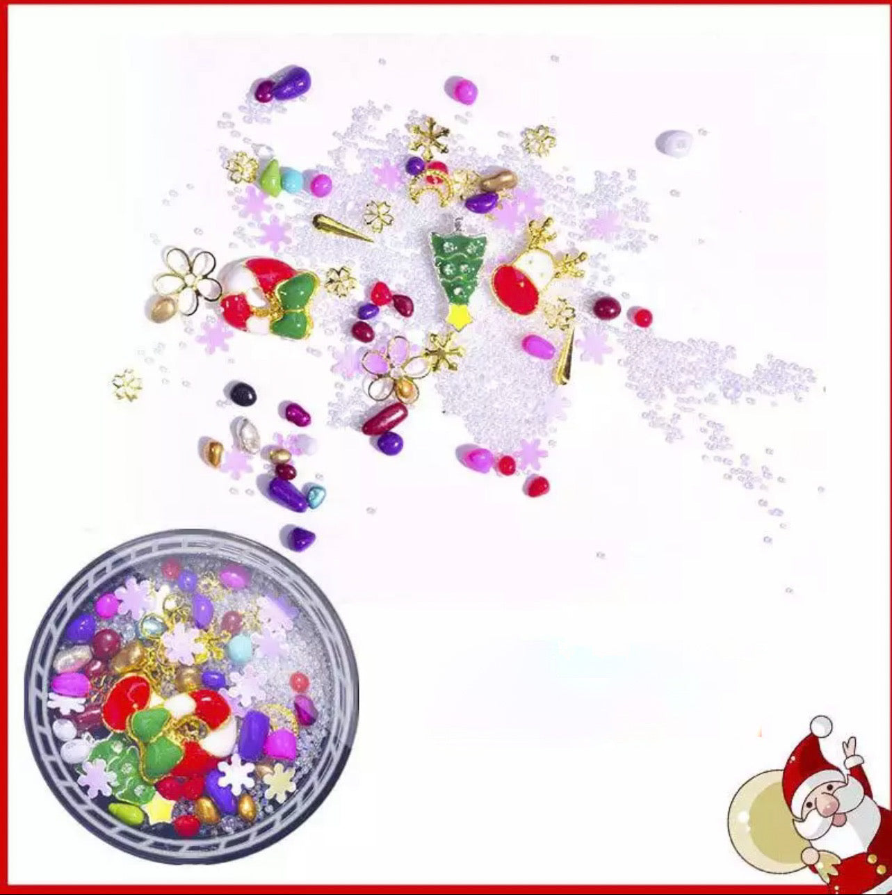 Christmas Stones and Charm Set #6