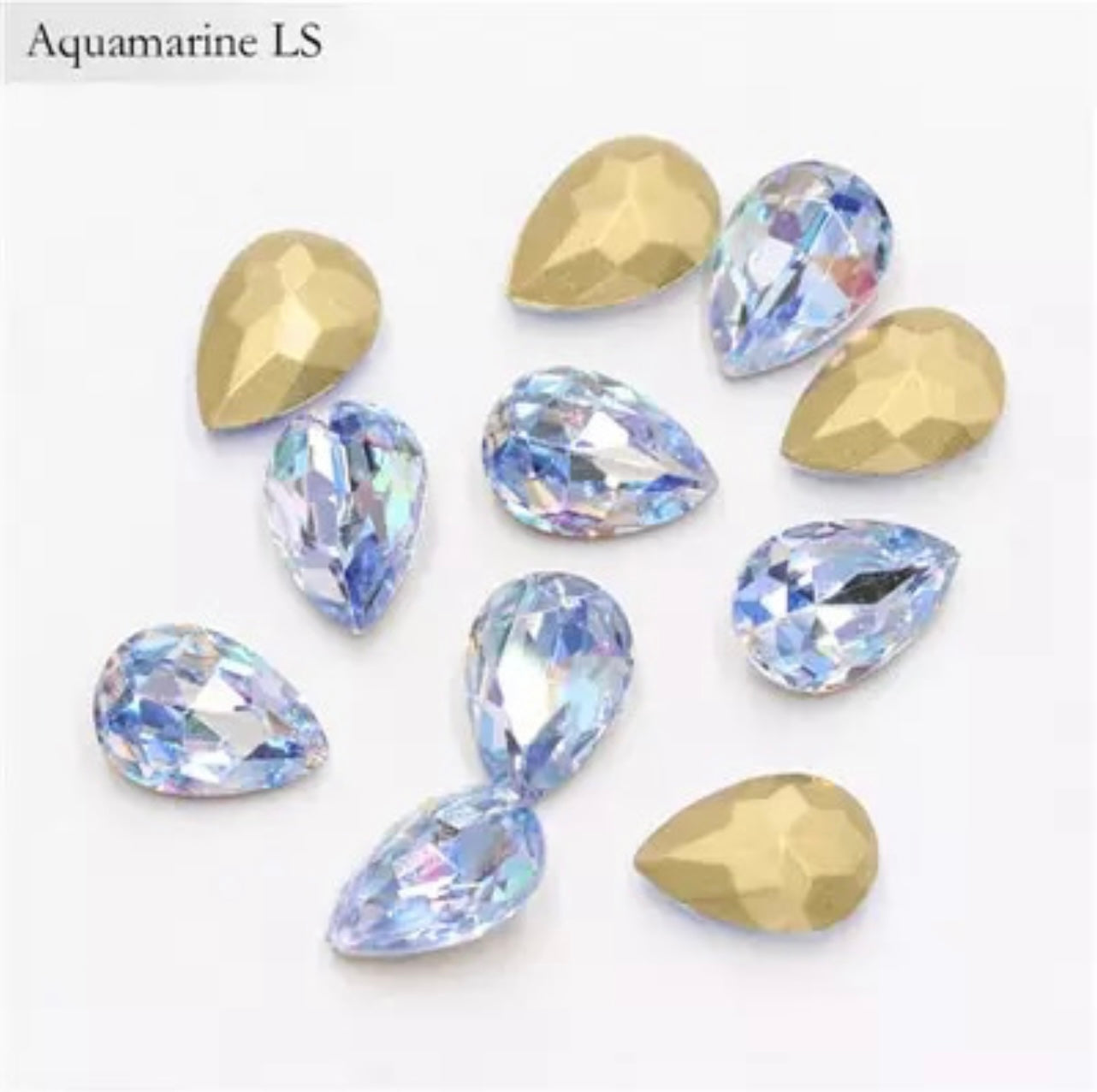 Aquamarine Teardrop